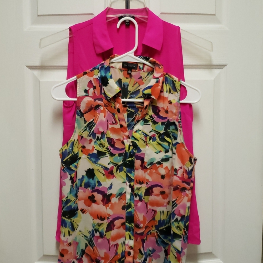 The Limited Sleeveless Ashton Blouse - Picture 1 of 5